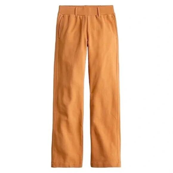 J. Crew University Terry Trouser Pant in Adobe Clay High Rise Pull On Sweatpants - Picture 1 of 7